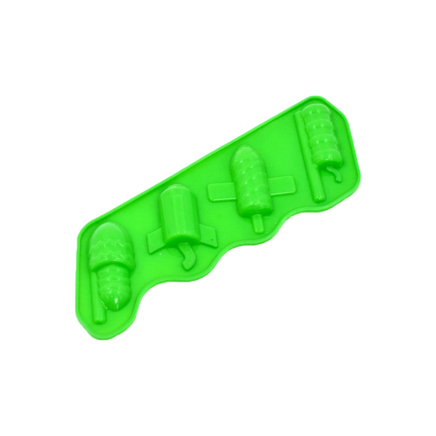 4883 4cav Rocket Choc Bar Flexible Silicone Mold Candy Chocolate Cake Jelly Mould DeoDap 4883 4cav Rocket Choc Bar Flexible Silicone Mold Candy Chocolate Cake Jelly Mould DeoDap